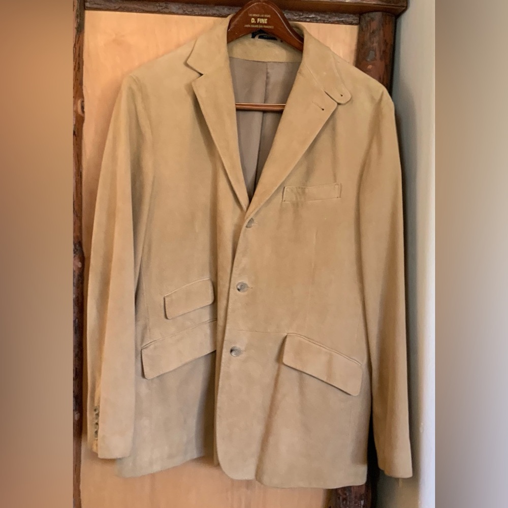 Men’s Polo by Ralph Lauren Suede Blazer